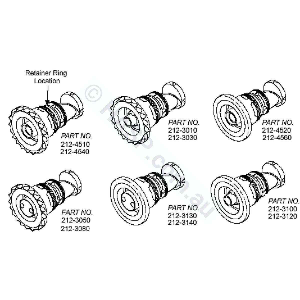 Waterway Dual-Flo Diverter Jet aka Whirlpool Swimjet Volcano jet - 120mm - Heater and Spa Parts