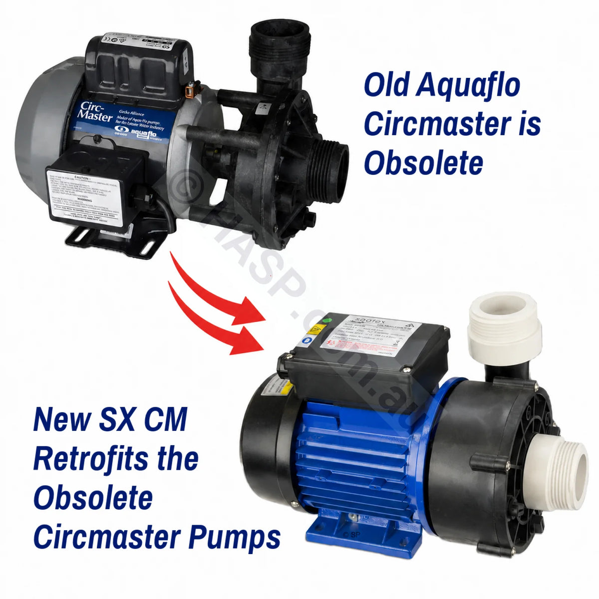 Aquaflo Circ-Master HP Replacement - SXC35 Circmaster Kit (CMHP / CMCP / Emerson) - Circulation / Filtration Pumps