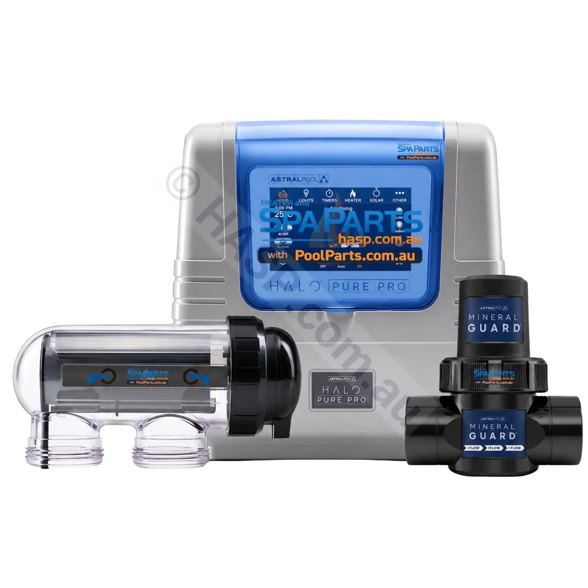 Astralpool Halo Pro Pure 15 Low Salt Chlorinator & Pool Automation Controller 20401 - Coming Soon - Pool & Spa