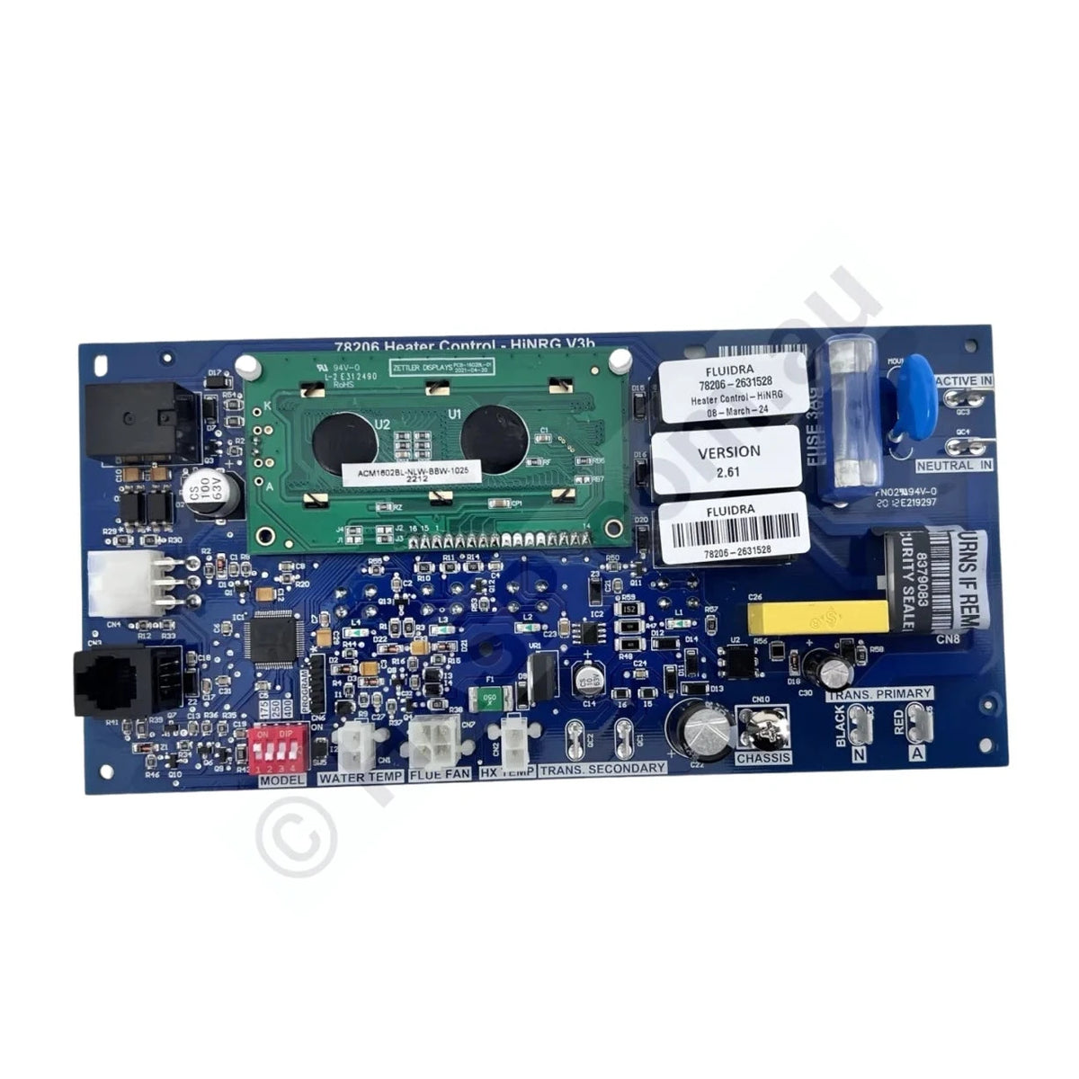 Astralpool Hinrg Main Pcb Thermostat - 78206 Gas Heater Parts