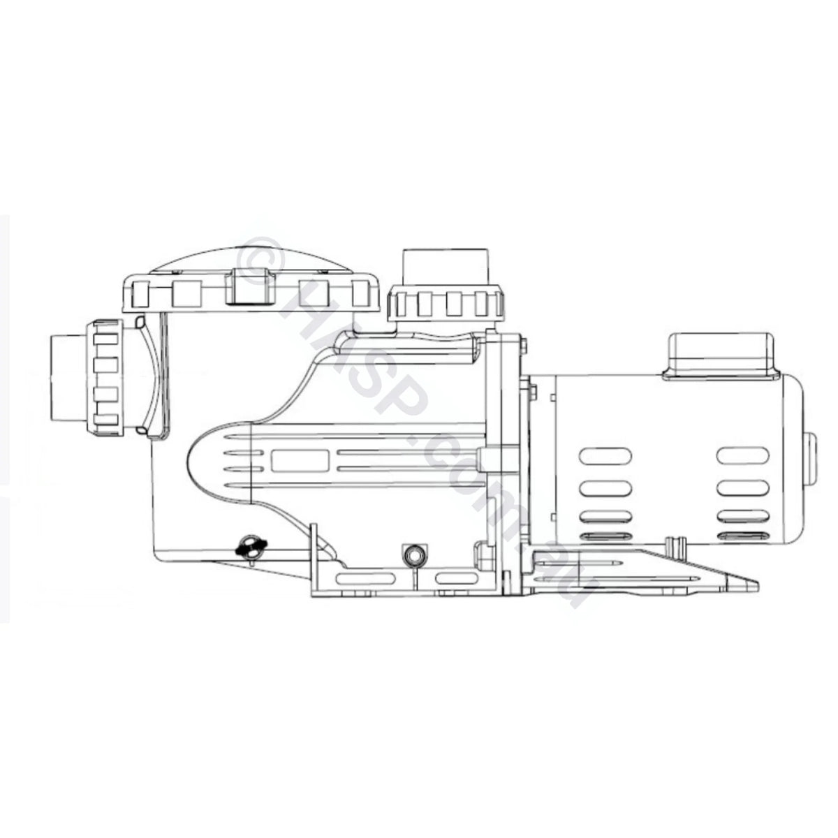 Astralpool Hurlcon BX High Performance Spa & Pool Pumps - GENUINE - Heater and Spa Parts