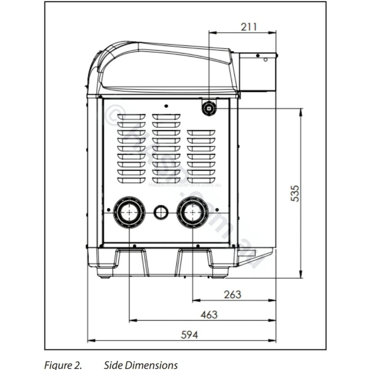 AstralPool ICI 200 Gas Pool & Spa Heater