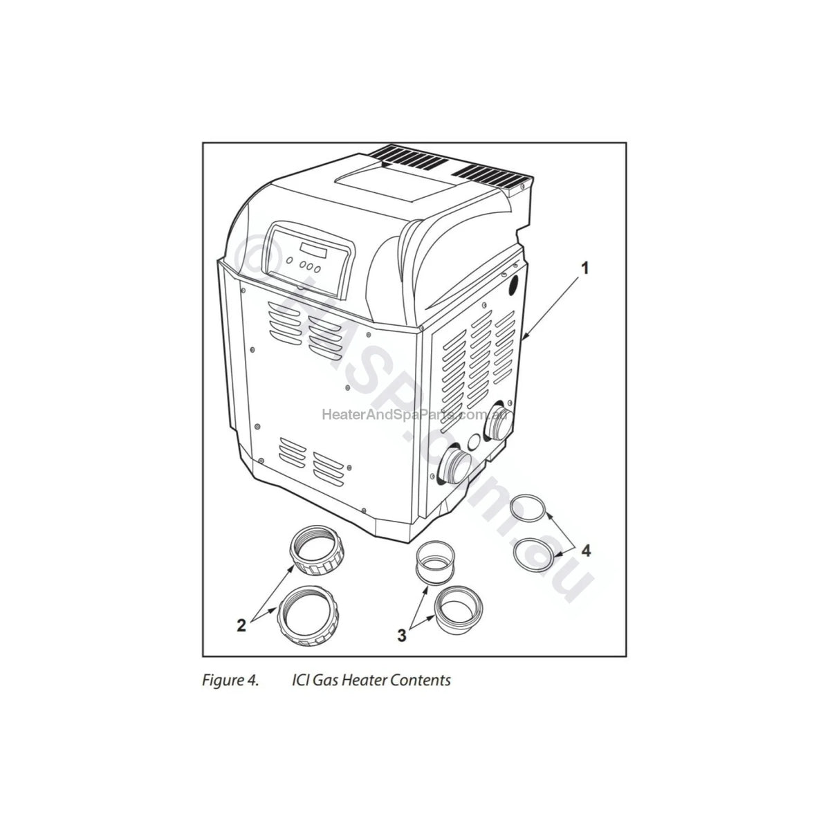 AstralPool ICI 400 Gas Pool & Spa Heater