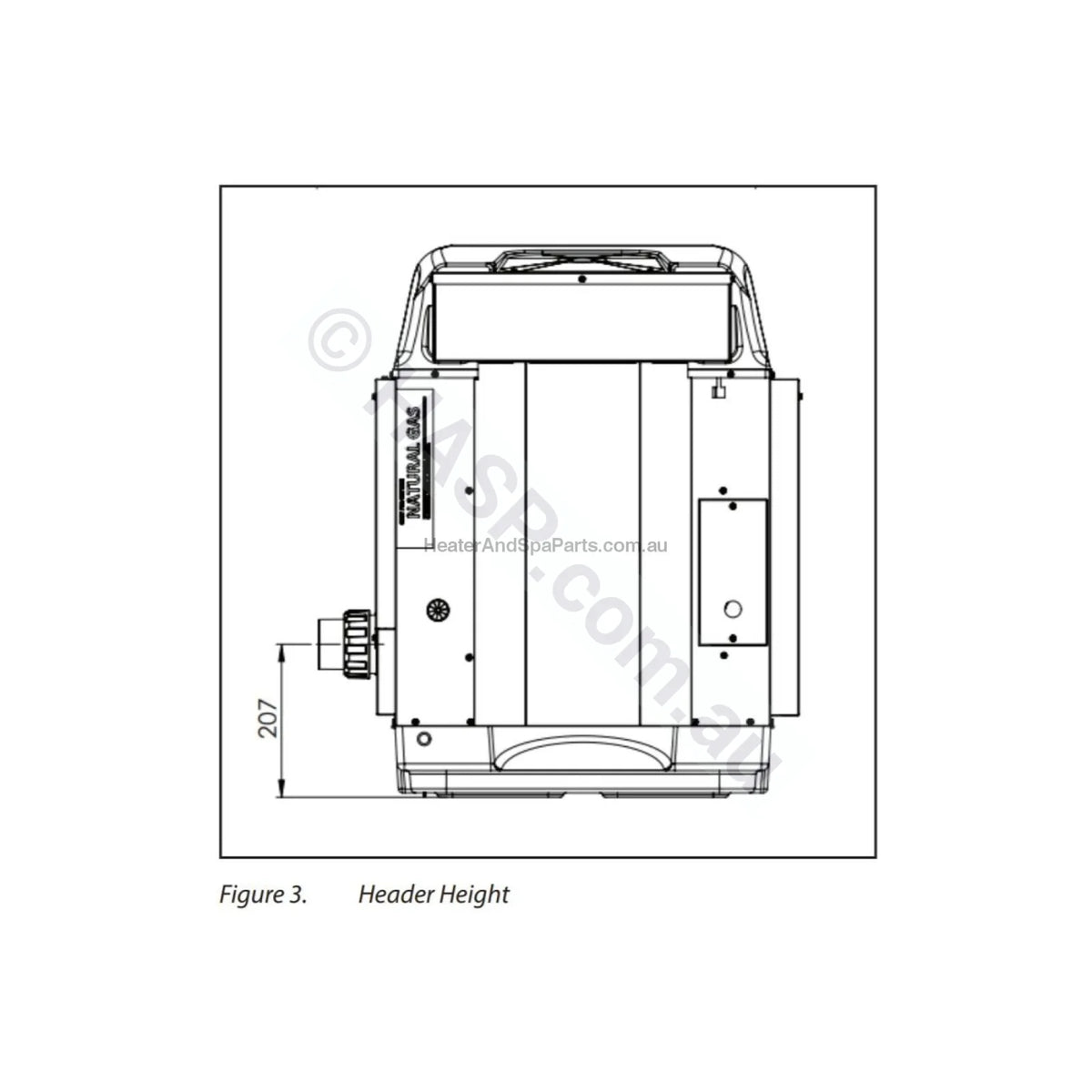 AstralPool ICI 400 Gas Pool & Spa Heater