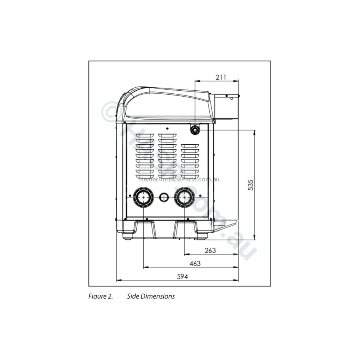AstralPool ICI 400 Gas Pool & Spa Heater