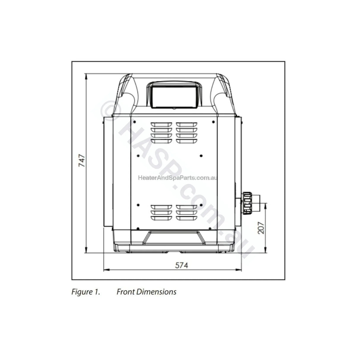 AstralPool ICI 400 Gas Pool & Spa Heater