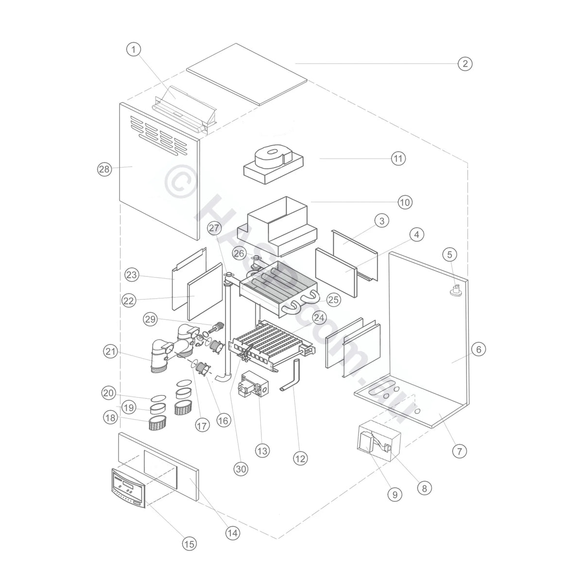 Astralpool Hurlcon JX 130-160 Fenwal Ignition Module - Heater and Spa Parts