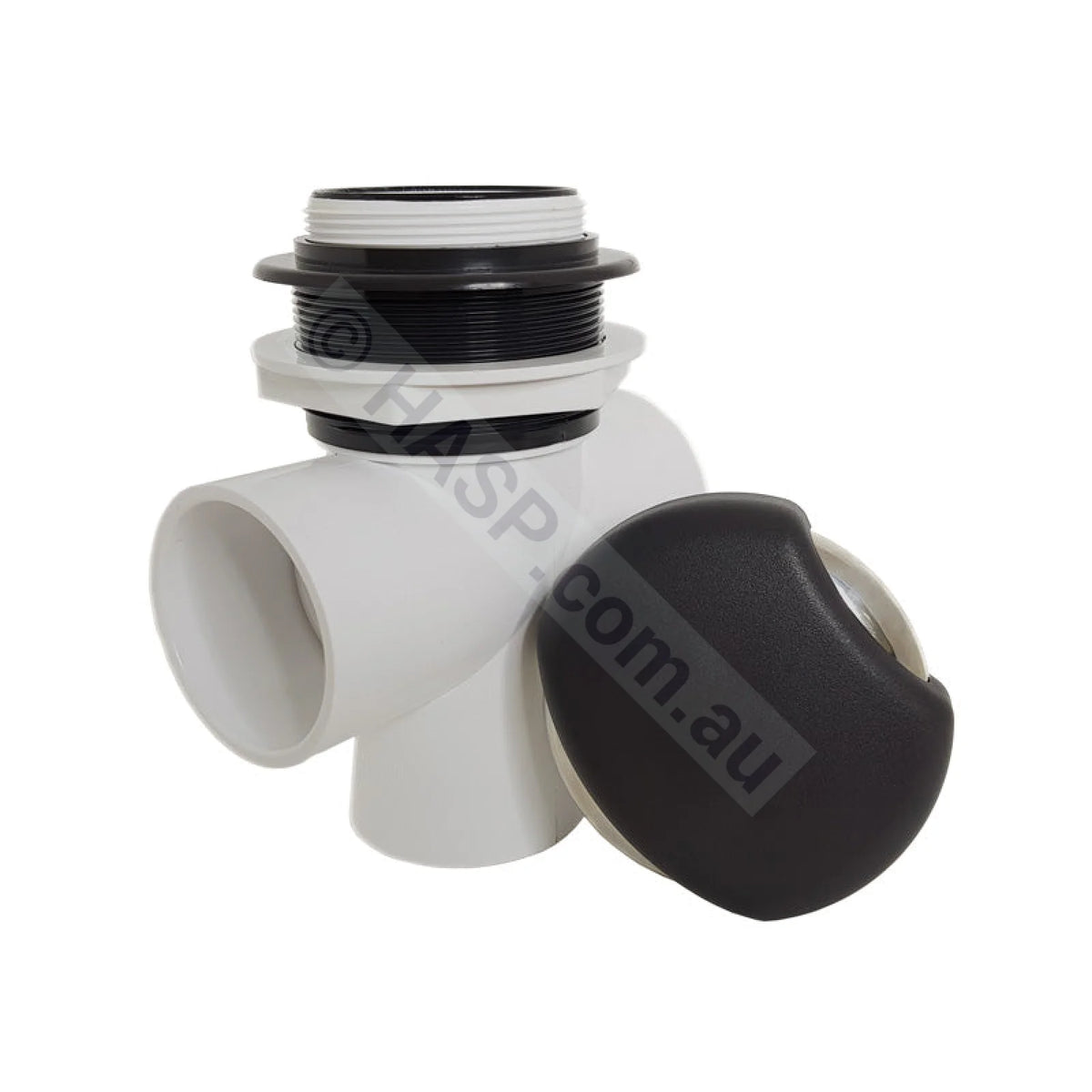 Balboa 50mm/2’’ Spa Jet Diverter - Crescent Shaped Handle w/ Stainless Cap - Pool & Spa