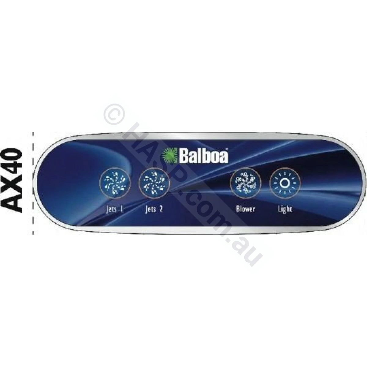 Balboa AX40 4-button Auxiliary Touchpad Control Panel - Heater and Spa Parts