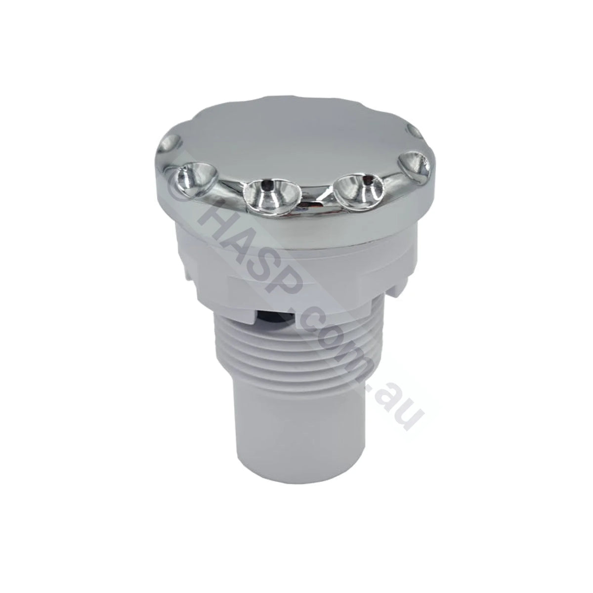 Balboa Hydroair Air Control - Scalloped Chrome - 50mm Cap - Obsolete (No Longer Available) - plastic controls