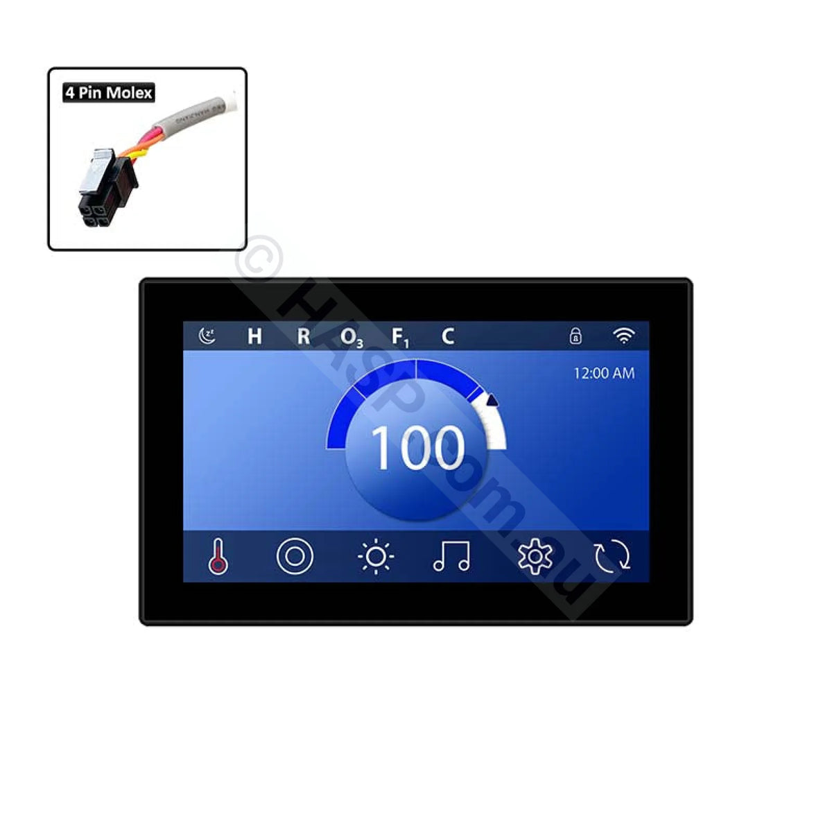 Balboa SpaTouch 3 Plus Touchscreen Touchpad - 7’’ Screen - 145mm x 103mm - Touchpad