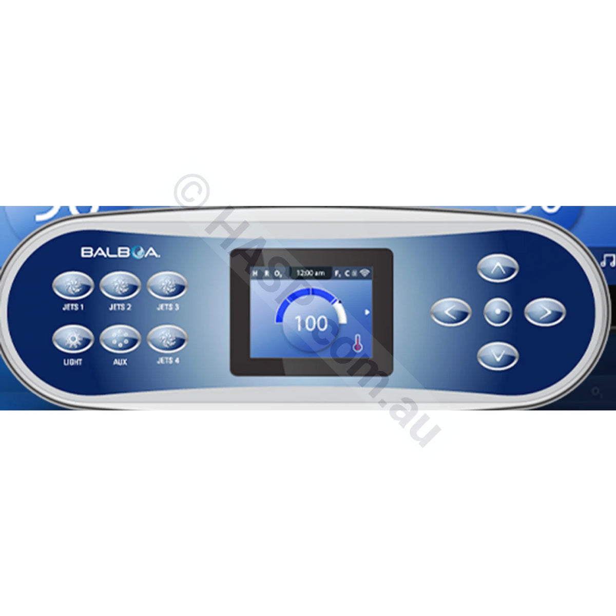 Balboa TP700 Touchpad - Colour Screen - 9 button / 10 button - Jets 1 | Jets 2 | Jets 3 | Light | Aux | Jets 4