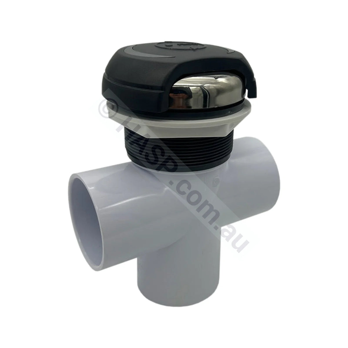 CMP Halo 2’’ Spa Jet Diverter Valve Kit - 50mm - Graphite Grey & Stainless - Pool & Spa