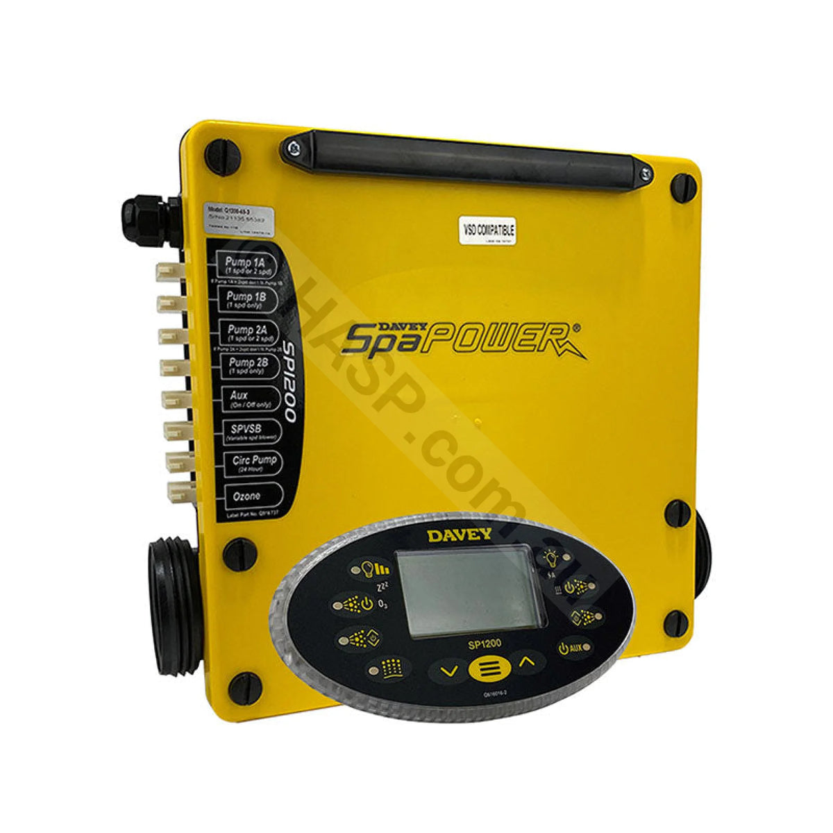 Davey SP1200 6.0kw Controller and Oval Touchpad