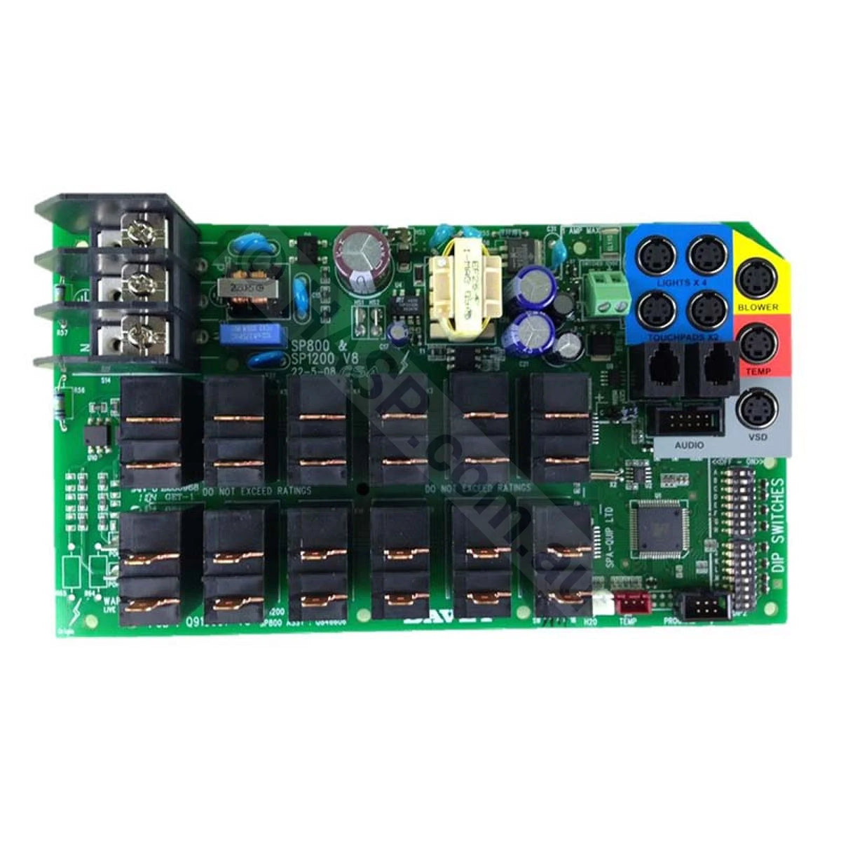 Davey SpaQuip Spa Power 1200 PCB Circuit Board - SP1200 - PCBs