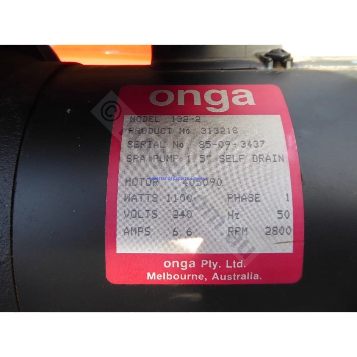 Dega HP 2500 Spa Bath Pump - Integral Air Switched Hot Pump - Heater and Spa Parts