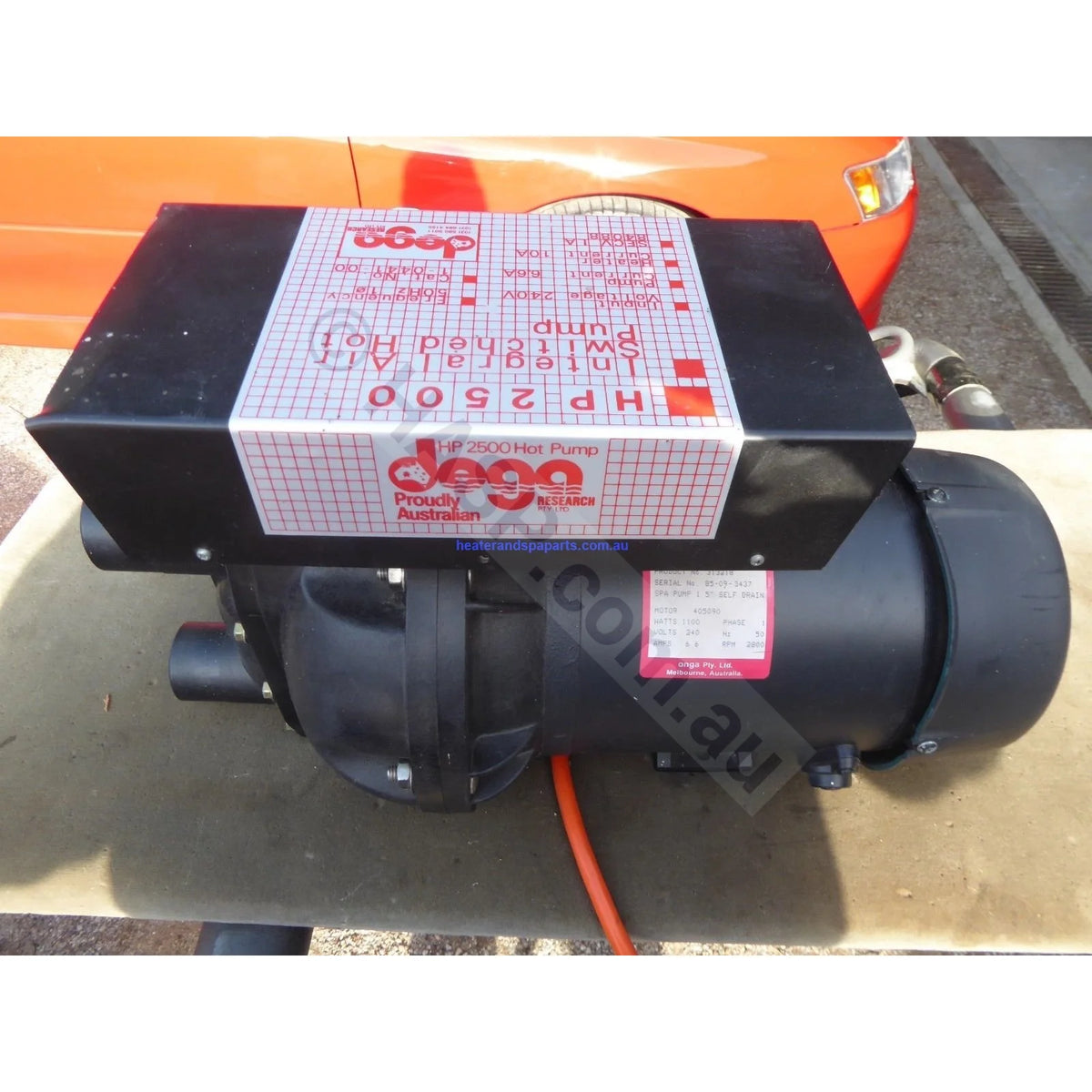 Dega HP 2500 Spa Bath Pump - Integral Air Switched Hot Pump - Heater and Spa Parts