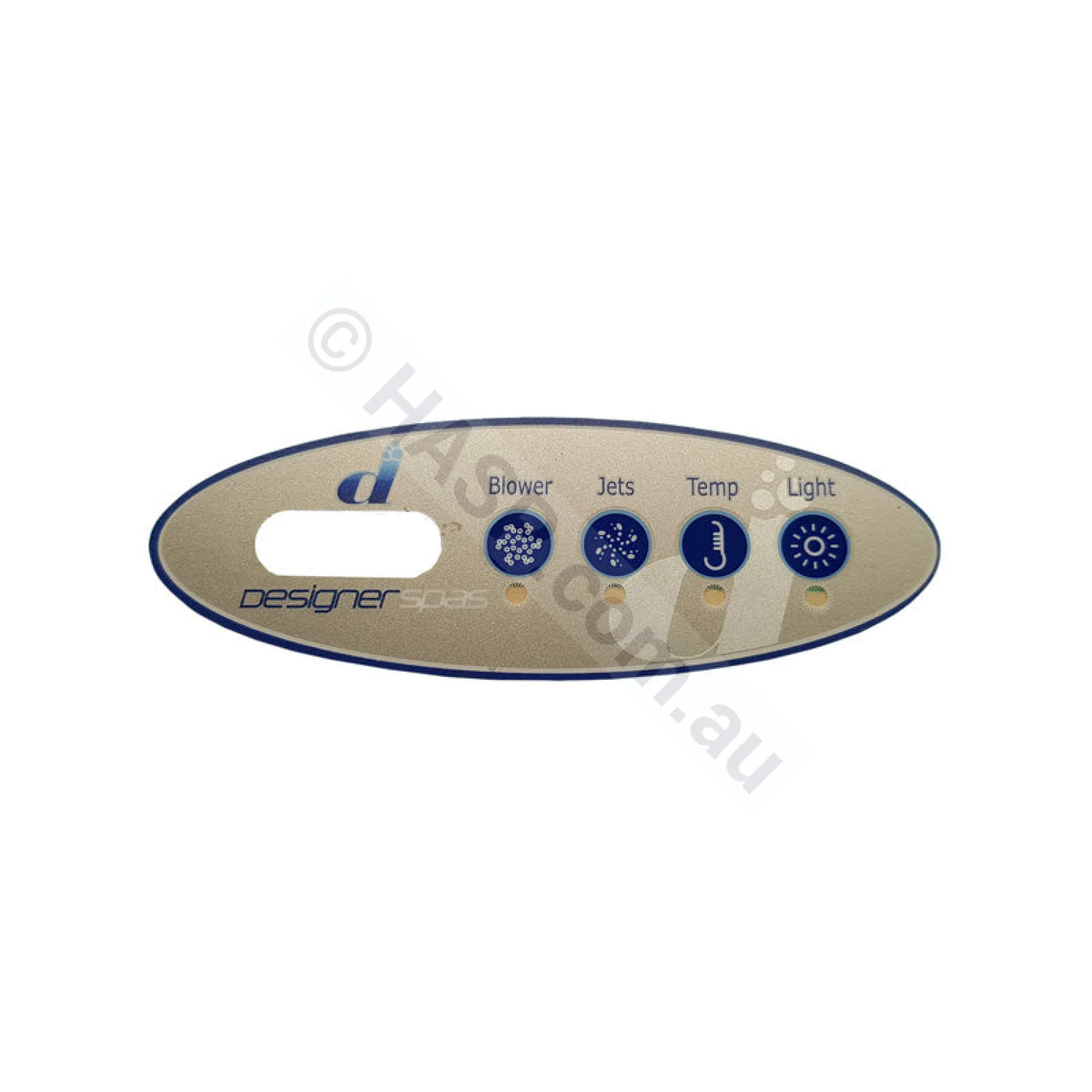 Designer Spas - 4-Button - Balboa VL200 Touchpad Overlay - Overlays