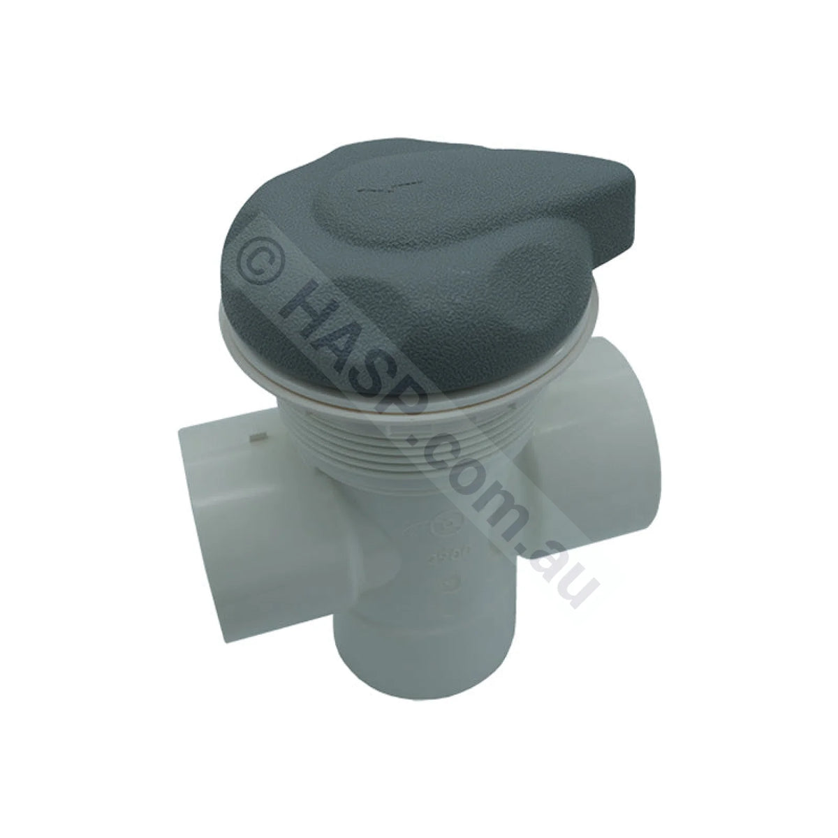 Edgetec Spa Jet Diverter Valve - 50mm Gray - Pool & Spa