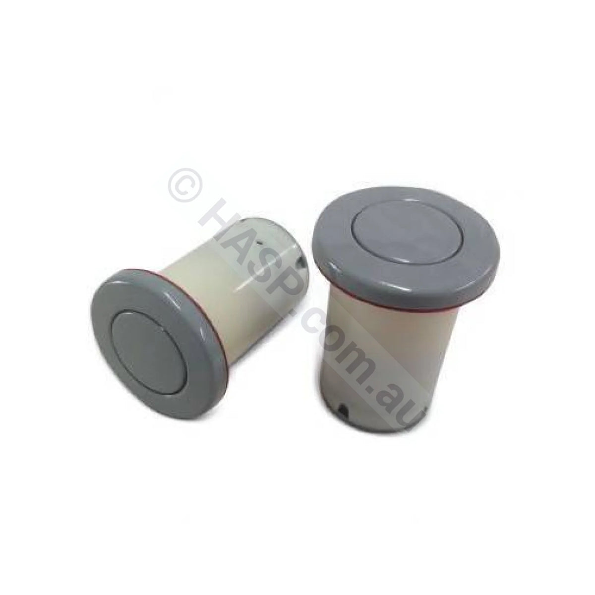 Gray Air Button - Universal Spa Standard Retrofit - 46mm OD | 35mm Hole - Edgetec Enforcer - air