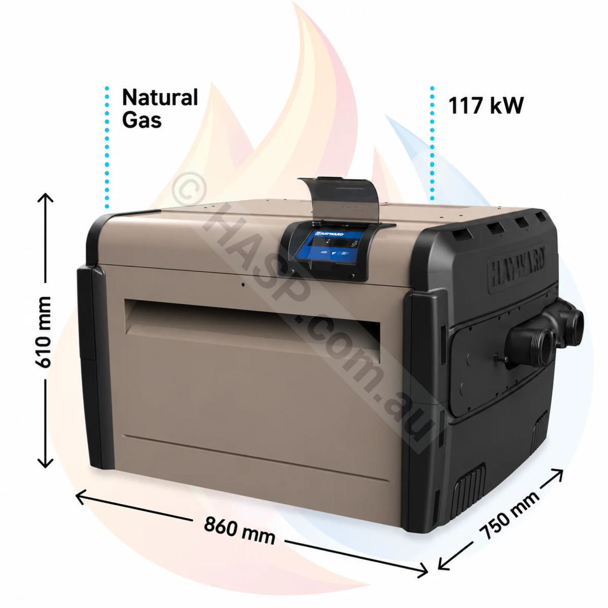 Hayward H400 Gas Pool Heater - H-Series - Natural Gas