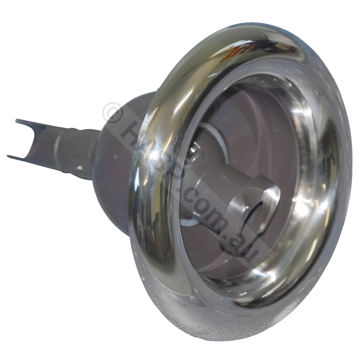 Hurricane Swirl Spa Jet - Charcoal & Stainless - 125mm / 127mm - Heater and Spa Parts