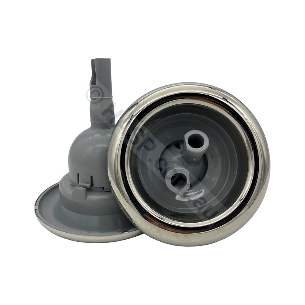 Hurricane Twin Spin Jet - Grey & Stainless - 125mm / 127mm - Spa Industries Signature Leisurite Designer Cyclone and