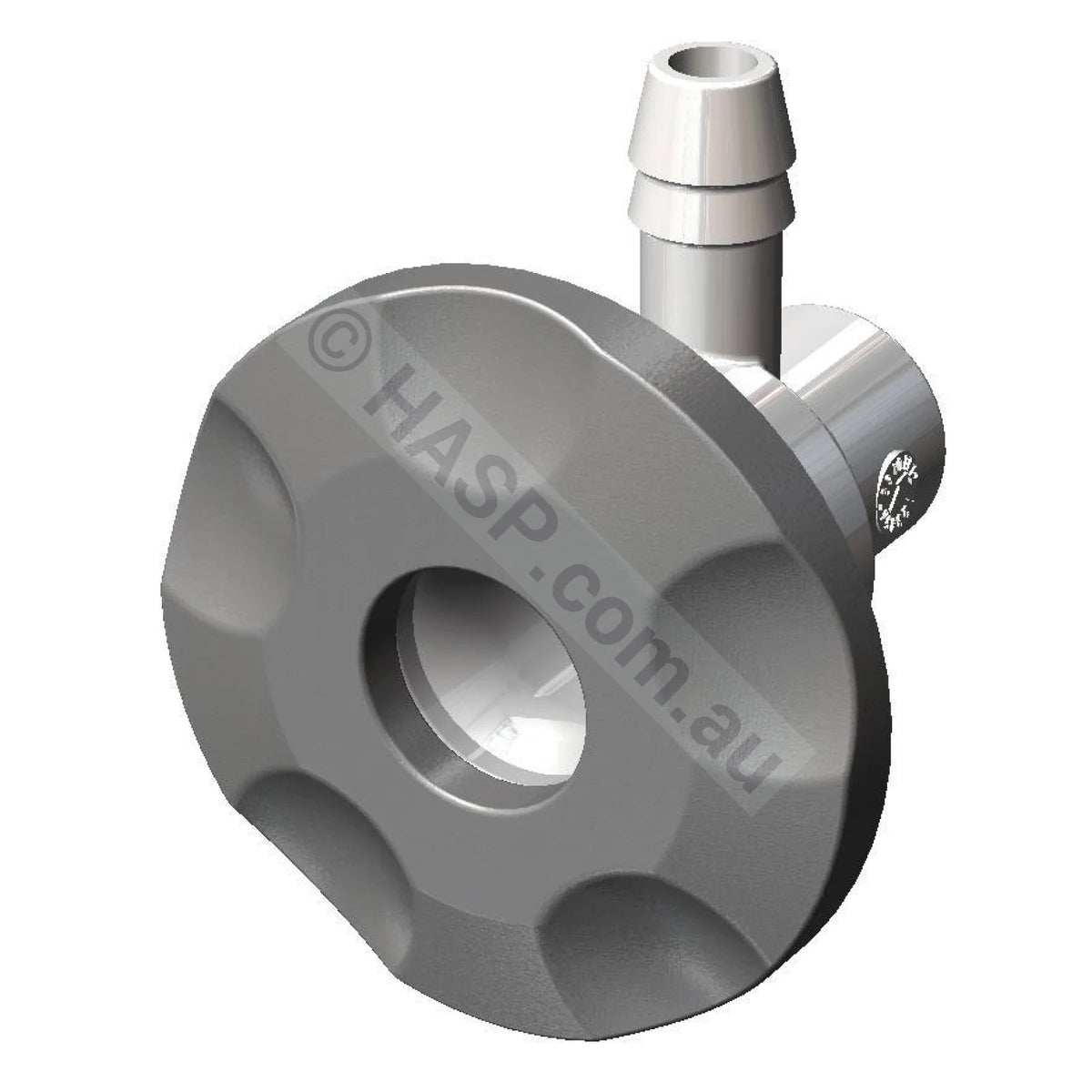 Macro Jet - 5-Scallop w/ Body - Grey - 55mm - Heater and Spa Parts