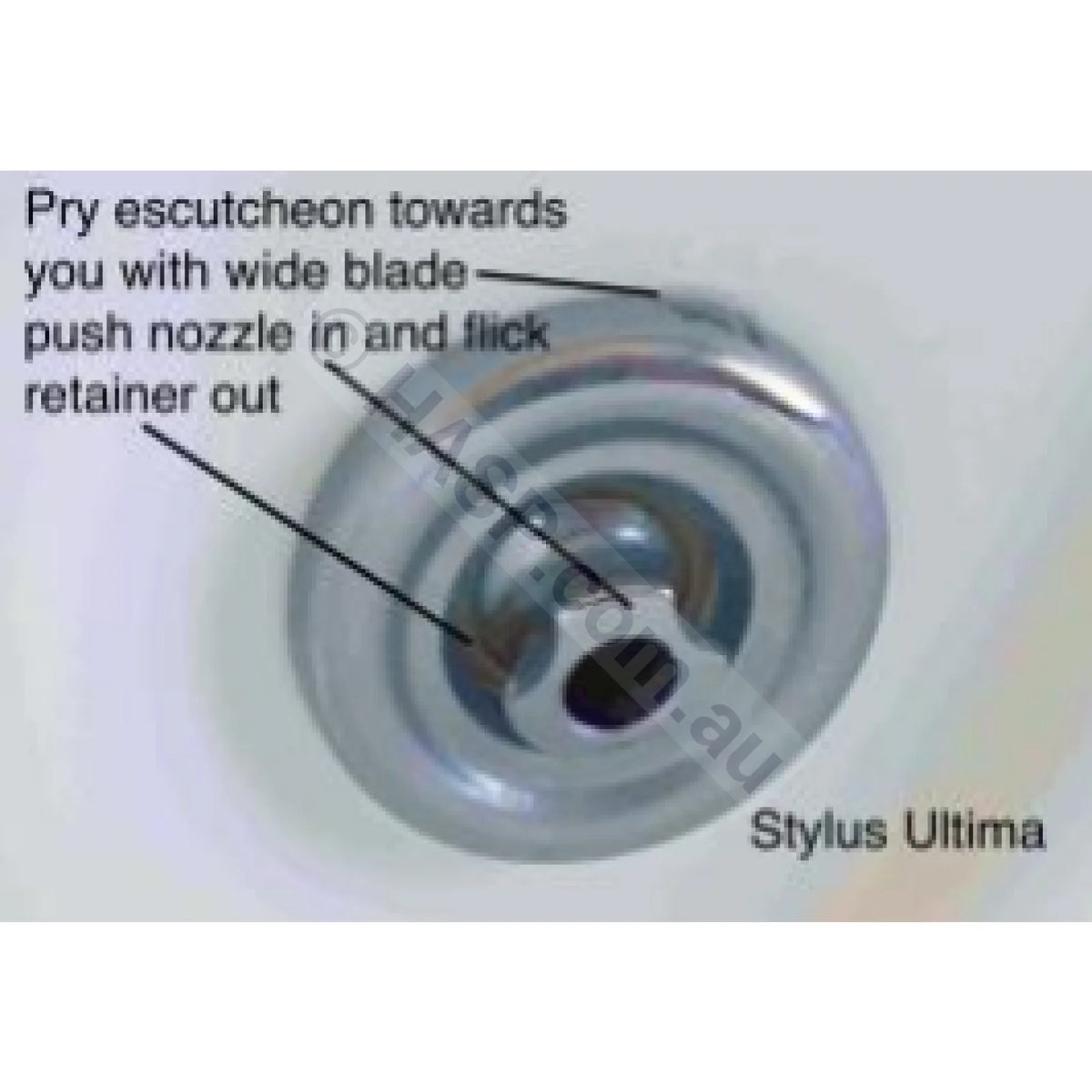 Markon Stylus Pulsator Jet Face Assembly For Maxxum & Ultima - 81Mm Pool Spa