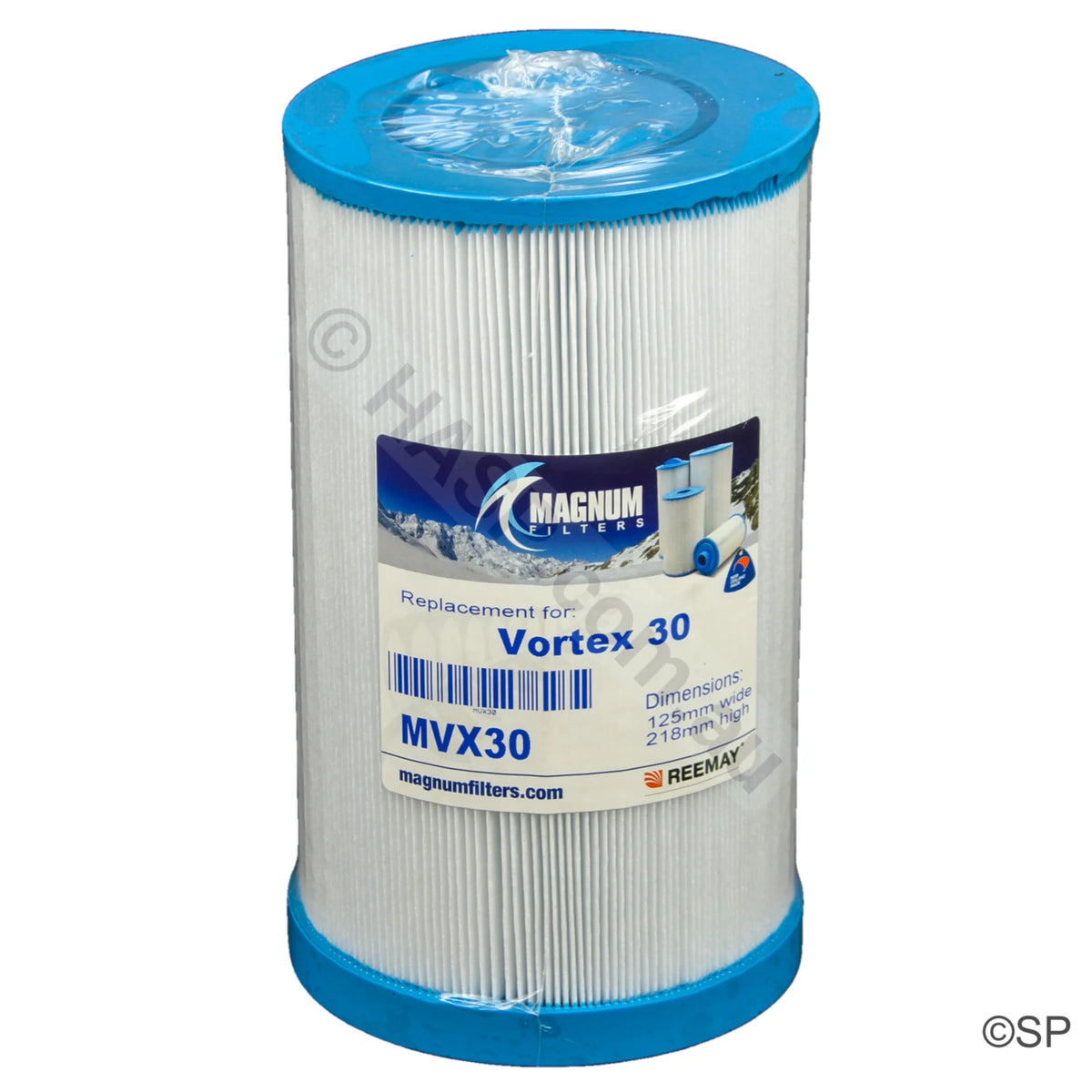 Spatex MVX30 Vortex Spas Cam Twist Lock Filter Cartridge - 218mm x 125mm