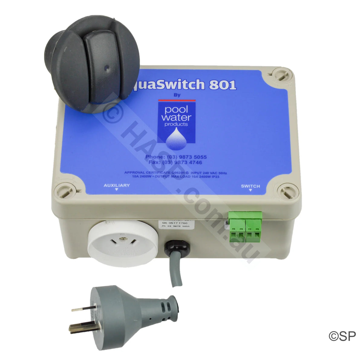 Gemini Aquaswitch 801 and 802 Pool Spa Control System by Pool Water Products - Heater and Spa Parts