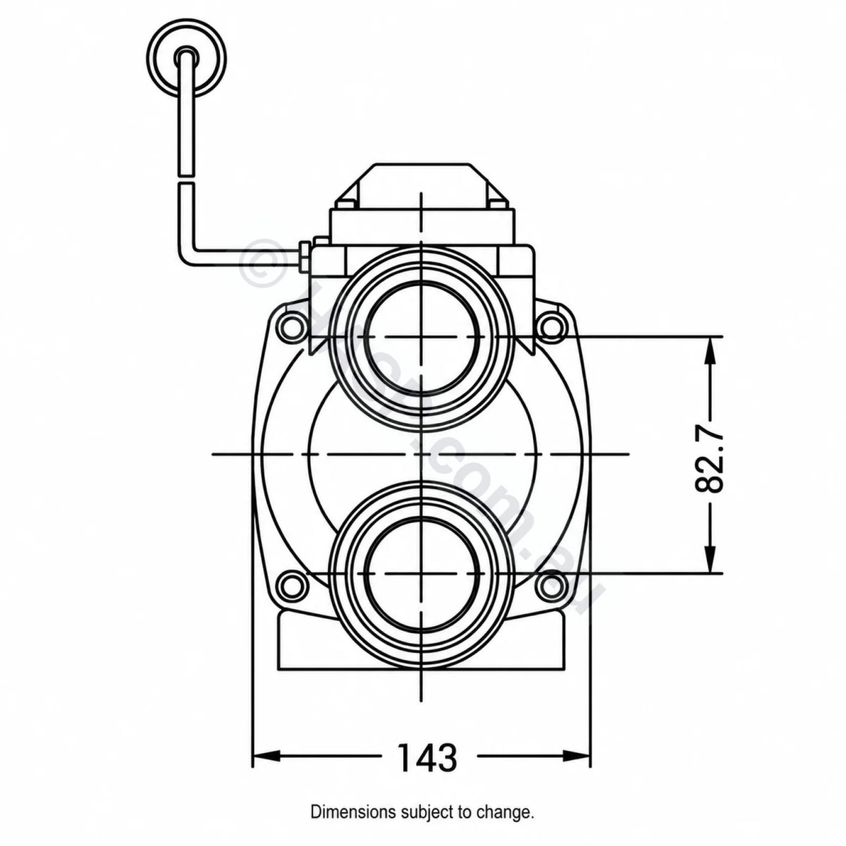 Onga Balboa 2398 1.25HP non-heated Spa Bath Pump - Pool & Spa