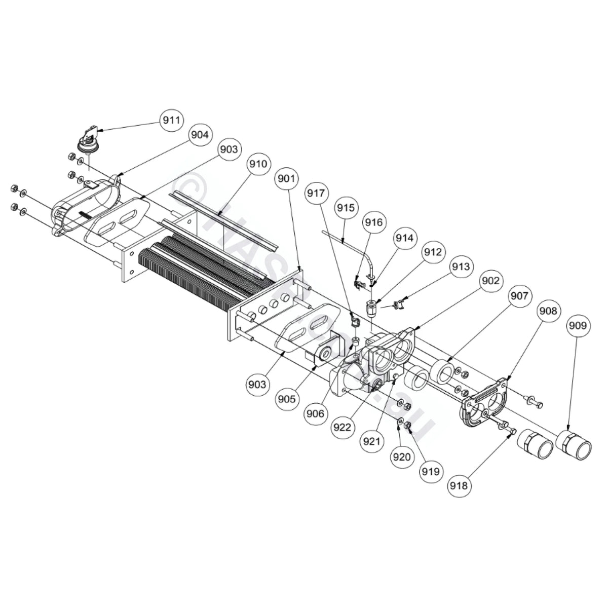 Raypak Gasket Flange Seal