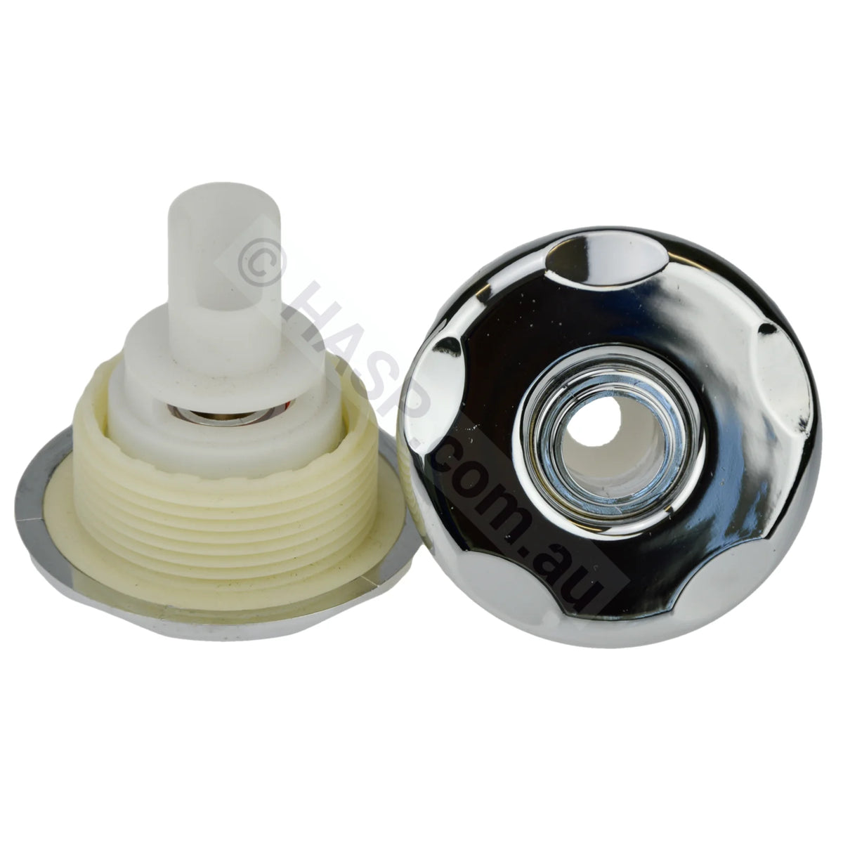 S&P Chrome ABS Regency Adjustable Faceplate - Spa Bath Jet - 65mm - Heater and Spa Parts