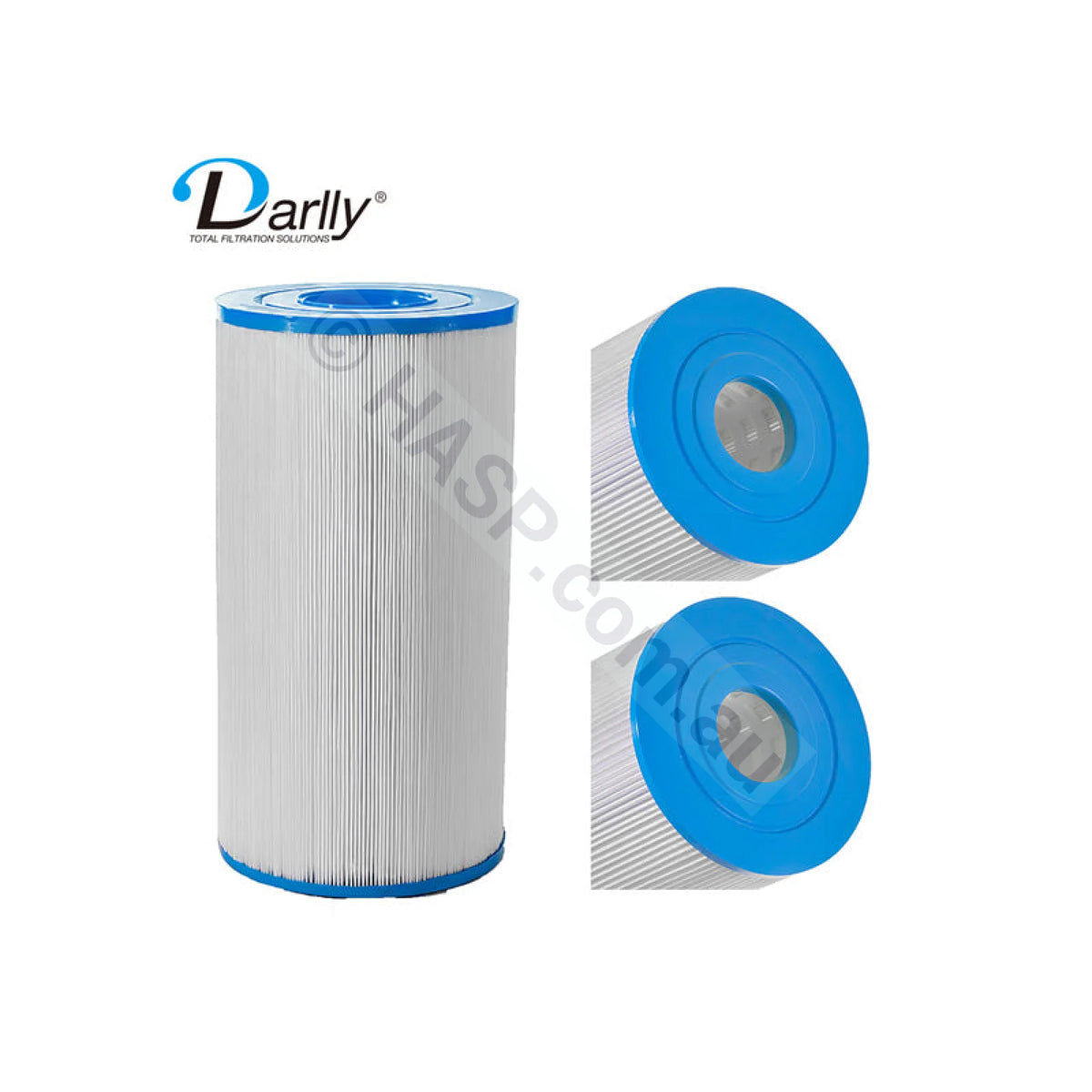 Spa-Quip Series 1000 C50 Niche Replacement Cartridge Filter - Q1031 - 300mm x 143mm - Cartridge Filters