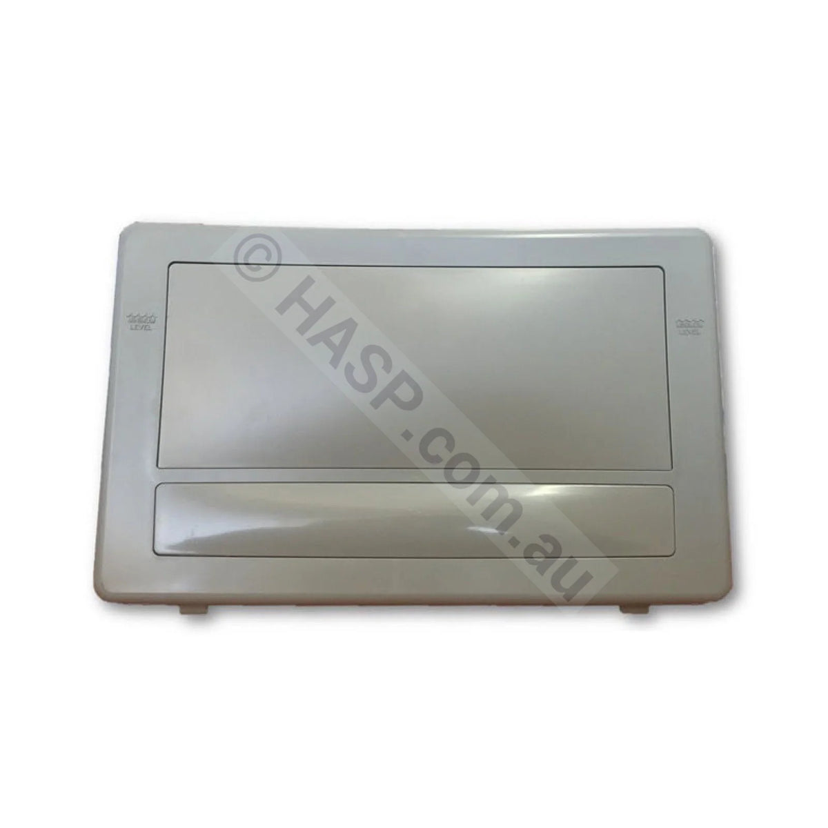 Spa Systems Wide Mouth Skimmer Weir Door Face Plate - Clip Out Grey