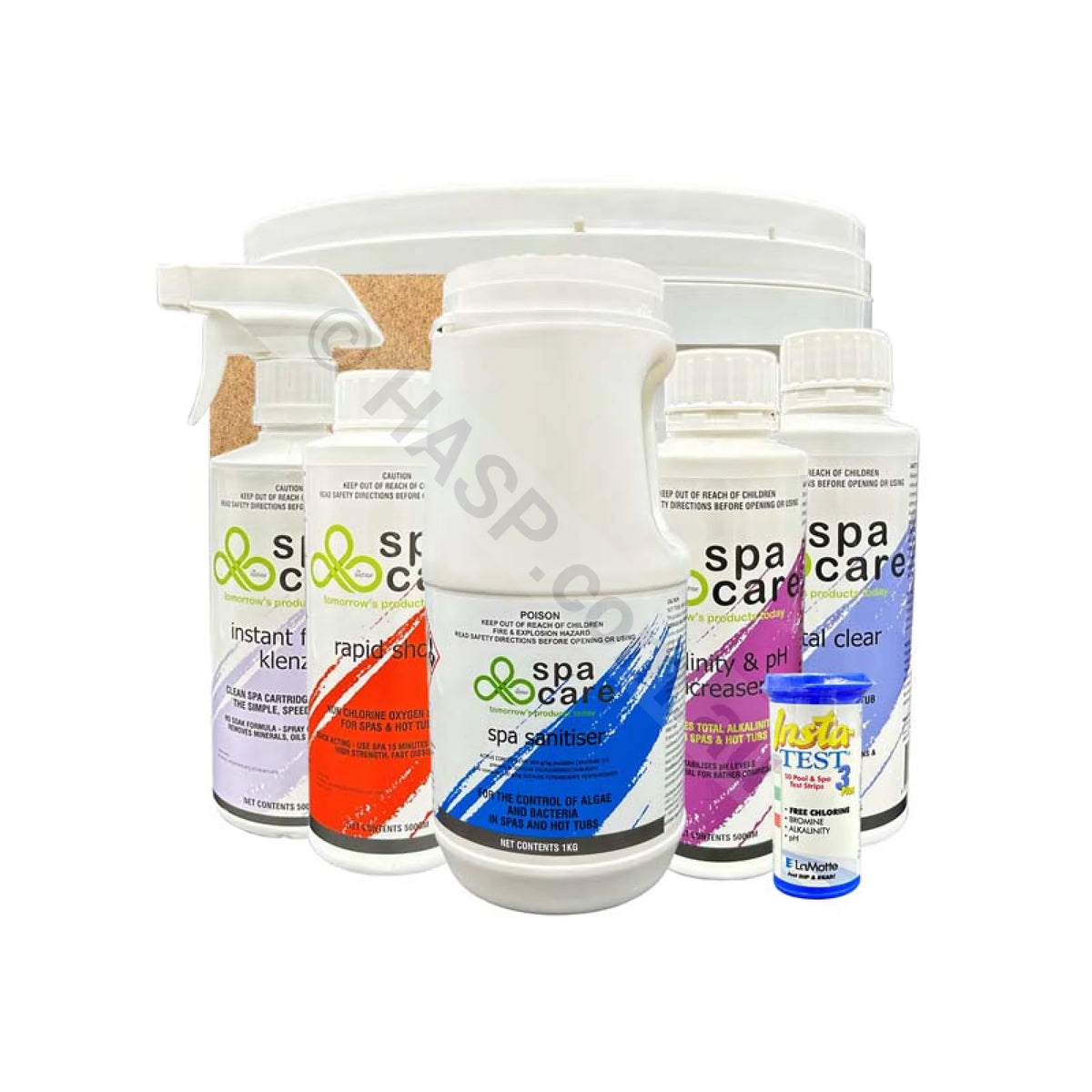 SpaCare Spa Start Up Kit - Large Bucket - Spa Chemicals - Chemicals