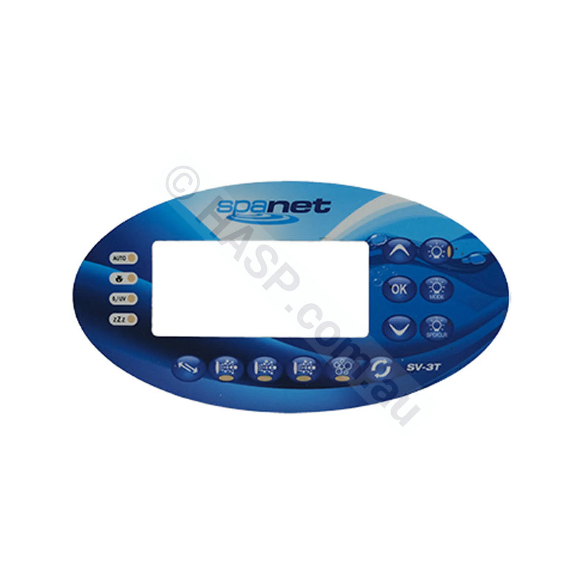 Spanet SV3 Overlay - Decal / Sticker - also VSX3 - Touchpads