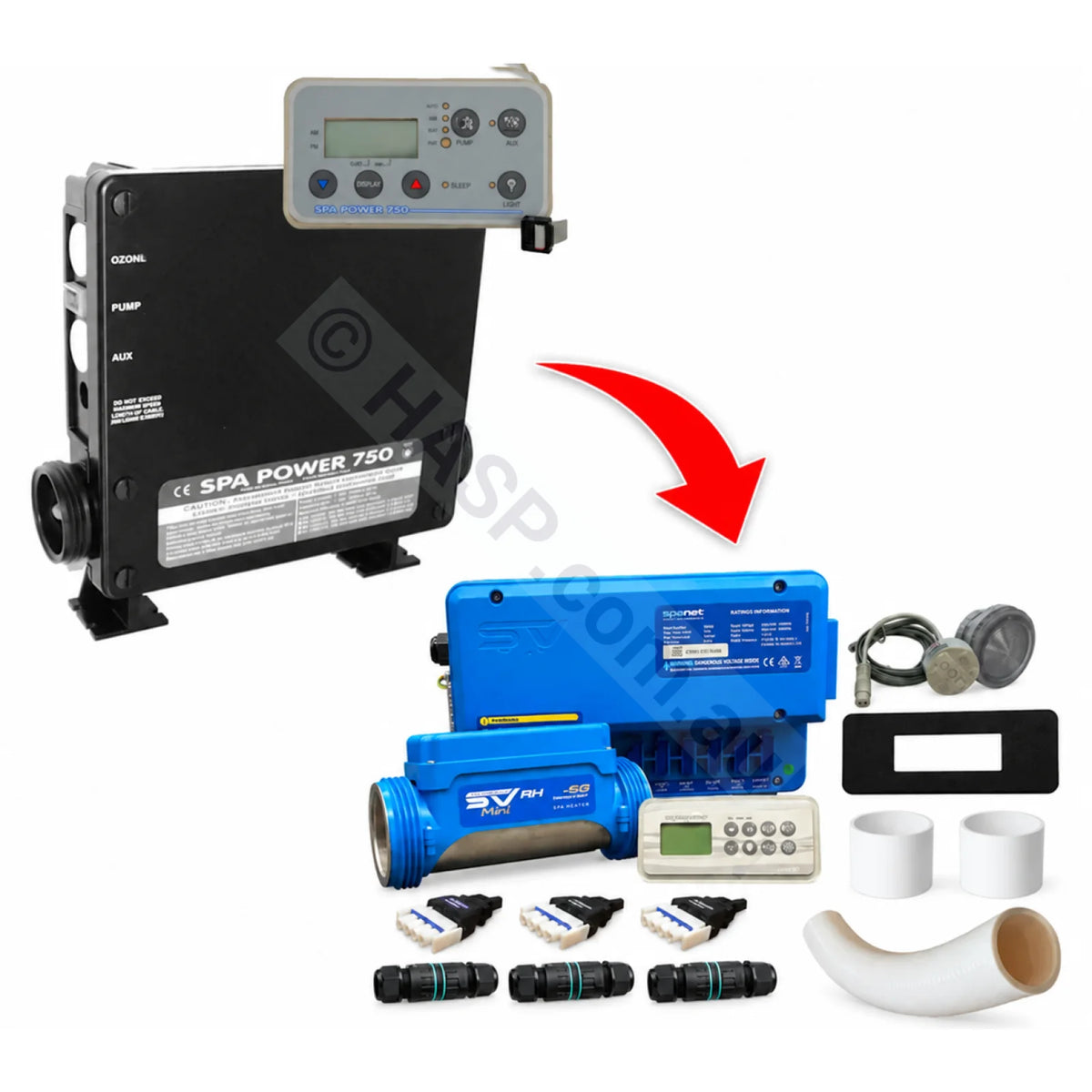 SpaQuip SP 750 Replacement Kit