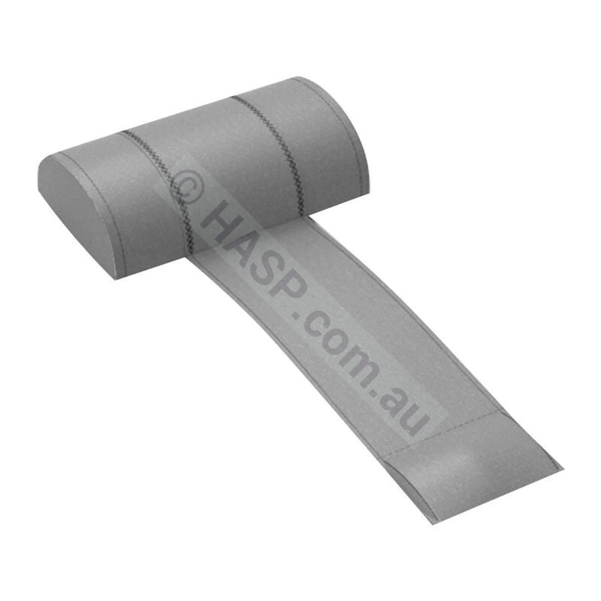 ’Universal’ Spa Headrest Pillow - Gray Vinyl - Luxury - Weighted Hang-Over Style