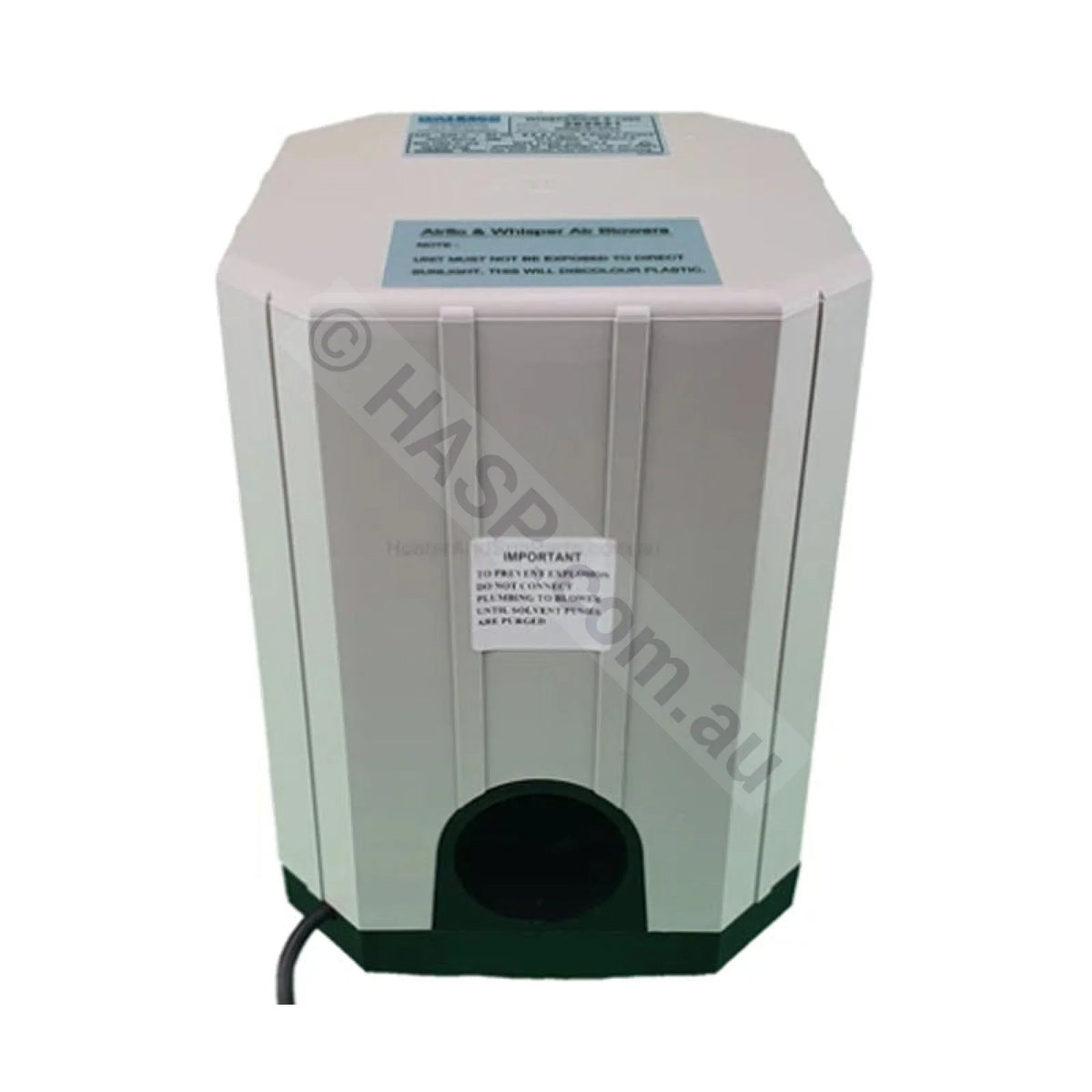 Waterco Universal Outdoor Spa Blower - with or without Air Switch - 1200W - blower