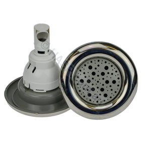 Obsolete - Waterway Power Storm - Galaxy Massage - Stainless Steel - 125mm 5" - Heater and Spa Parts