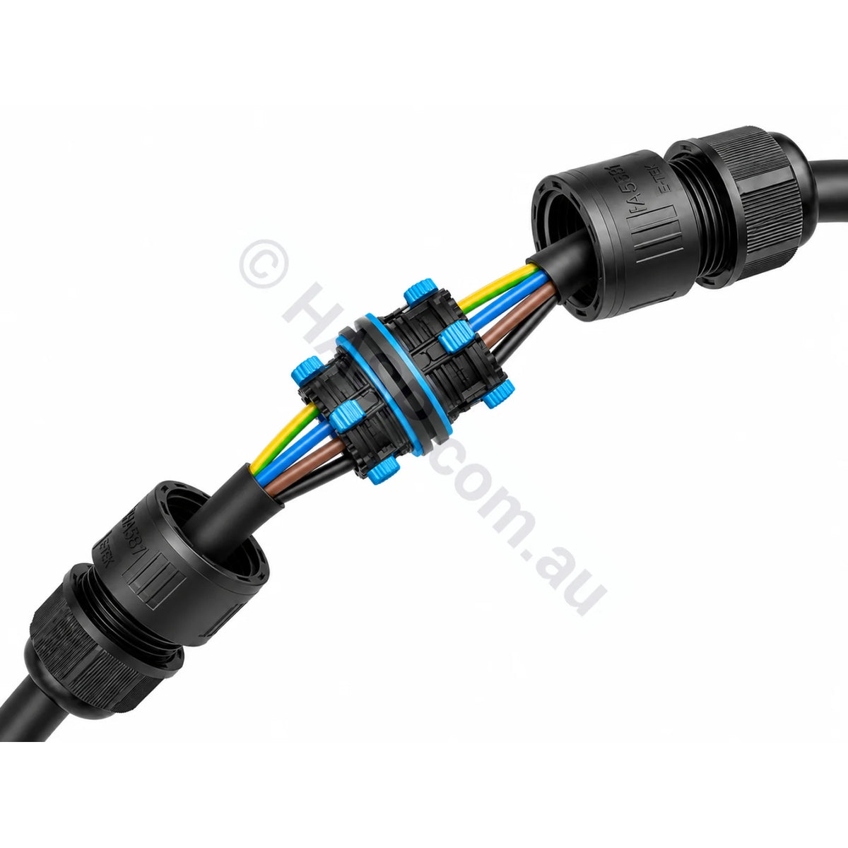 2-Speed Inline Cable Connector / Joiner - IP68 Weatherproof