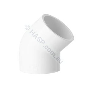 40mm - 45° Elbow - PVC - Pool & Spa