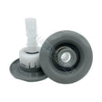 90mm Pentair Luxury Cyclone Spa Jet - Gray - Directional - Scallops - Jets