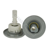 Pentair Luxury Cyclone Spa Jet - Gray - Roto - Scallops - 90mm - Heater and Spa Parts