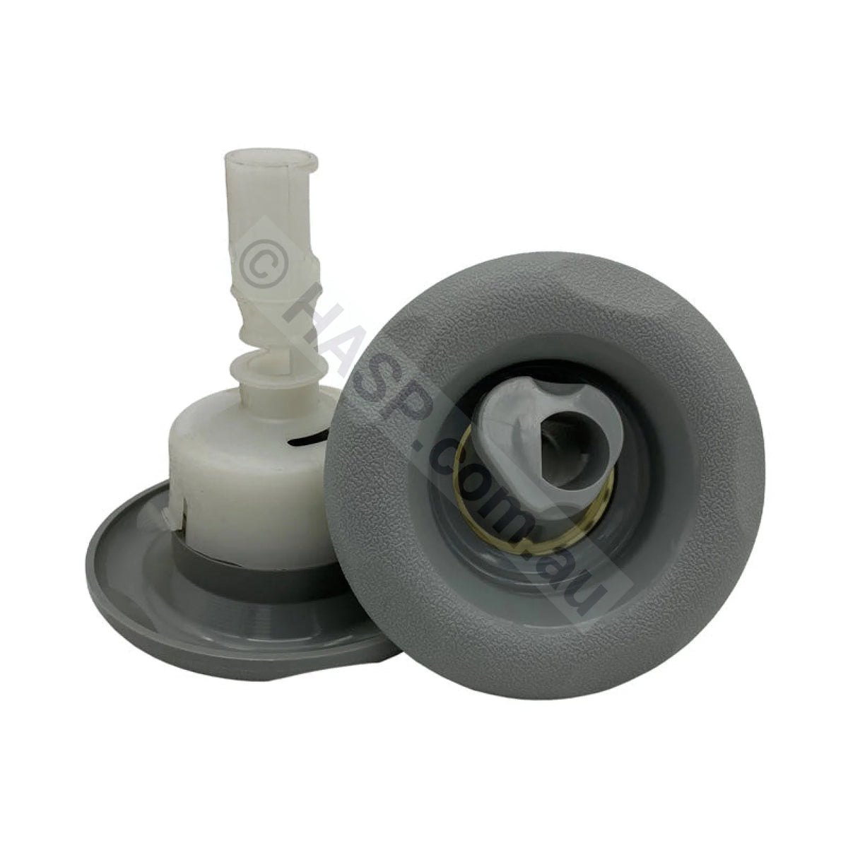 90mm Pentair Luxury Cyclone Spa Jet - Gray - Roto - Scallops - Jets