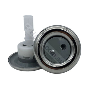 90mm Pentair Luxury Cyclone Spa Jet - Stainless - Dual Pulse - Scallops - Jets