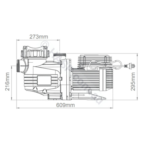 Astralpool Hurlcon CTX 500 Pool & Spa Pumps Replaces CX TX 2.0hp Circulation / Filtration Pumps