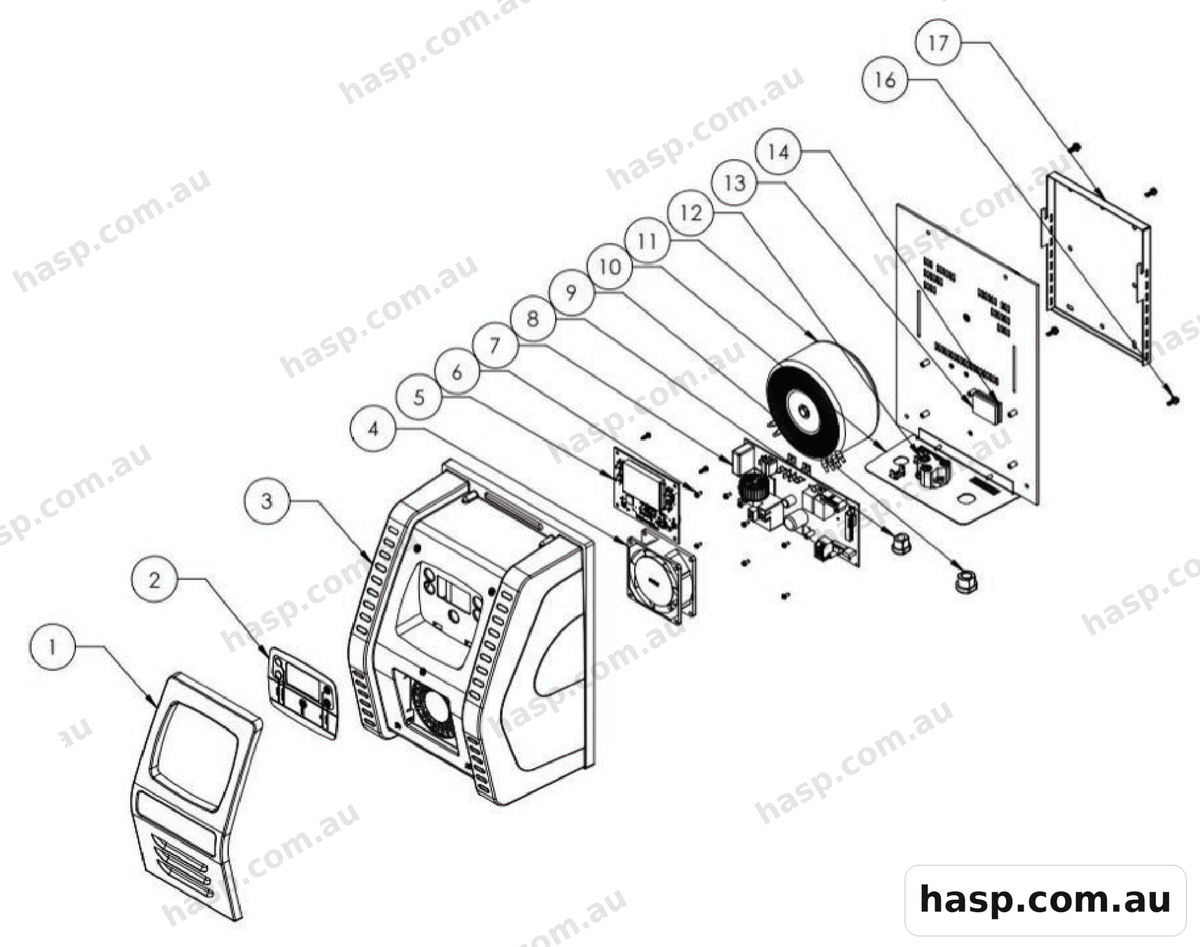 AstralPool E-SERIES CHLORINATOR Spare Parts